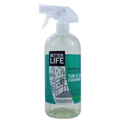 Better Life Naturally Bathroom Brightening Tub and Tile Cleaner, 32 Oz
